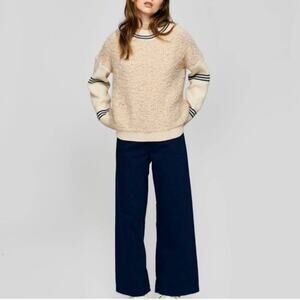 Bellerose Nulen Boucle and Wool Sweater Jumper size 2 Made in Italy